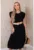 Rochie midi cu volane –