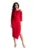 Rochie midi dama Belalon K479 rosie