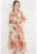 Rochie midi dama HiCCUP – imprimeu floral – poliester – multicolor