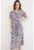 Rochie midi dama HiCCUP – viscoza – imprimeu floral