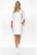 Rochie midi din amestec de bumbac – cu buzunare