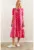Rochie midi din amestec de bumbac cu model floral