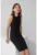 Rochie midi din amestec de bumbac