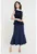 Rochie midi din amestec de lana cu design 2in1