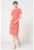 Rochie midi din amestec de modal cu cordan