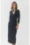 Rochie midi din amestec de modal cu decolteu in V