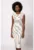 Rochie midi din amestec de modal cu model in dungi Vivero