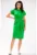 Rochie midi din bumbac cu design frontal