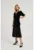 Rochie midi din catifea neagra