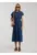 Rochie midi din denim cu buzunare aplicate – Albastru
