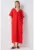 Rochie midi din in cu croiala dreapta si buzunare laterale