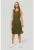 Rochie midi din lyocell cu snur