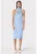 Rochie midi din tricot elastic – cu spate decupat