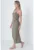 Rochie midi dreapta cu bretele inguste Canora