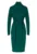 Rochie midi  eleganta – maneci lungi – viscoza – verde –