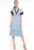 Rochie midi evazata de matase