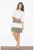 Rochie midi evazata – verde – cu maneci 3/4 – din viscoza si elastan