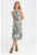 Rochie midi fara maneci – cu imprimeu