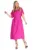 Rochie midi – fuchsia – eleganta simpla – material lejer – viscoza –