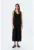 Rochie midi lejera cu slit lateral