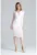 Rochie midi – maneci lungi – decolteu cu coaste – roz – viscoza