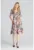 Rochie midi model M673 – floral – multicolor – poliester 100%