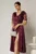 Rochie midi mov de ocazie din tafta si paiete