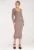 Rochie midi mulata – bej – viscoza –