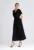 Rochie midi poliester – neagra – simpla –
