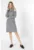 Rochie midi tricotata cu decupaj pe umar