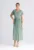 Rochie midi verde – poliester –