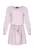 Rochie mini M576 – roz – maneci lungi – material elastic – viscoza –