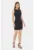 Rochie mini –  Negru – Poliester/Elastan