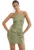 Rochie mini –  Verde – Poliester