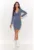 Rochie mini bodycon drapata cu decolteu in V