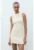 Rochie mini cambrata cu aspect texturat