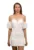 Rochie mini cambrata cu decolteu pe umeri