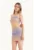 Rochie mini cu aspect tie-dye