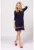 Rochie mini cu croiala in A Vumba – Rosu – Bleumarin –