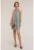 Rochie mini cu decolteu halter si dungi