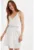 Rochie mini cu decolteu in V si insertie elastica in talie