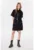 Rochie mini cu fermoar – buzunare cu clapa si curea in talie