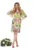 Rochie mini cu imprimeu floral Palome
