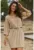 Rochie mini cu maneci raglan si buzunare laterale –