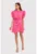 Rochie mini cu maneci scurte bufante – Roz – DA1779 PINK