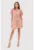 Rochie mini cu maneci scurte bufante – roz pudra – DA1779 BLUSH
