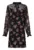 Rochie mini cu model floral si insertii de dantela