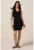 Rochie mini cu volan supradimensionat