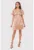 Rochie mini cu volane maro DA1732 MOCHA