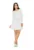 Rochie mini dama Bedird M334 gri deschis